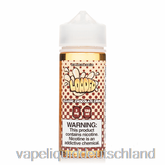 Klassischer Schokoladen-Crêpe – Geladenes E-Liquid – Rücksichtslose Dämpfe – 120 Ml, 6 Mg Vape Deutschland